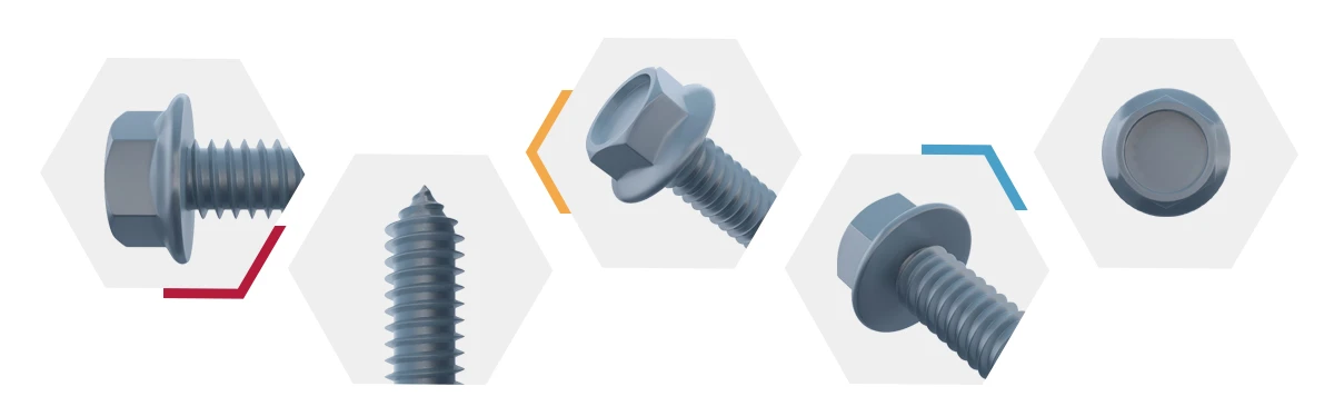 Hexagon Head Tapping Screws With Flange details Hexagon Head Tapping Screws With Flange details
