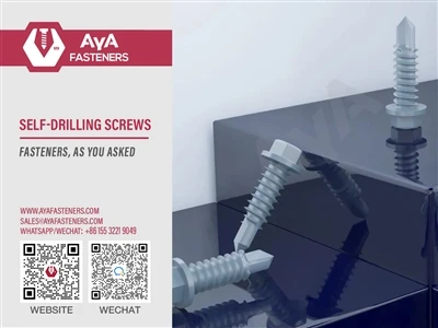 คู่มือ AYA FASTENERS|เหตุใดจึงใช้สกรูเจาะตนเองพร้อมแหวนรองสำหรับงานโลหะและงาน...
